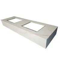 Kvarts Honeycomb Vanity Top